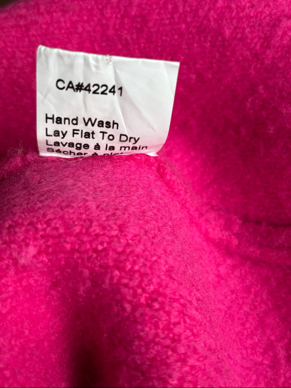 LYLA & LUXE Pink Spring Cardigan Sweater, 1 Button, 2 Front Pockets XS & S - Picture 5 of 5